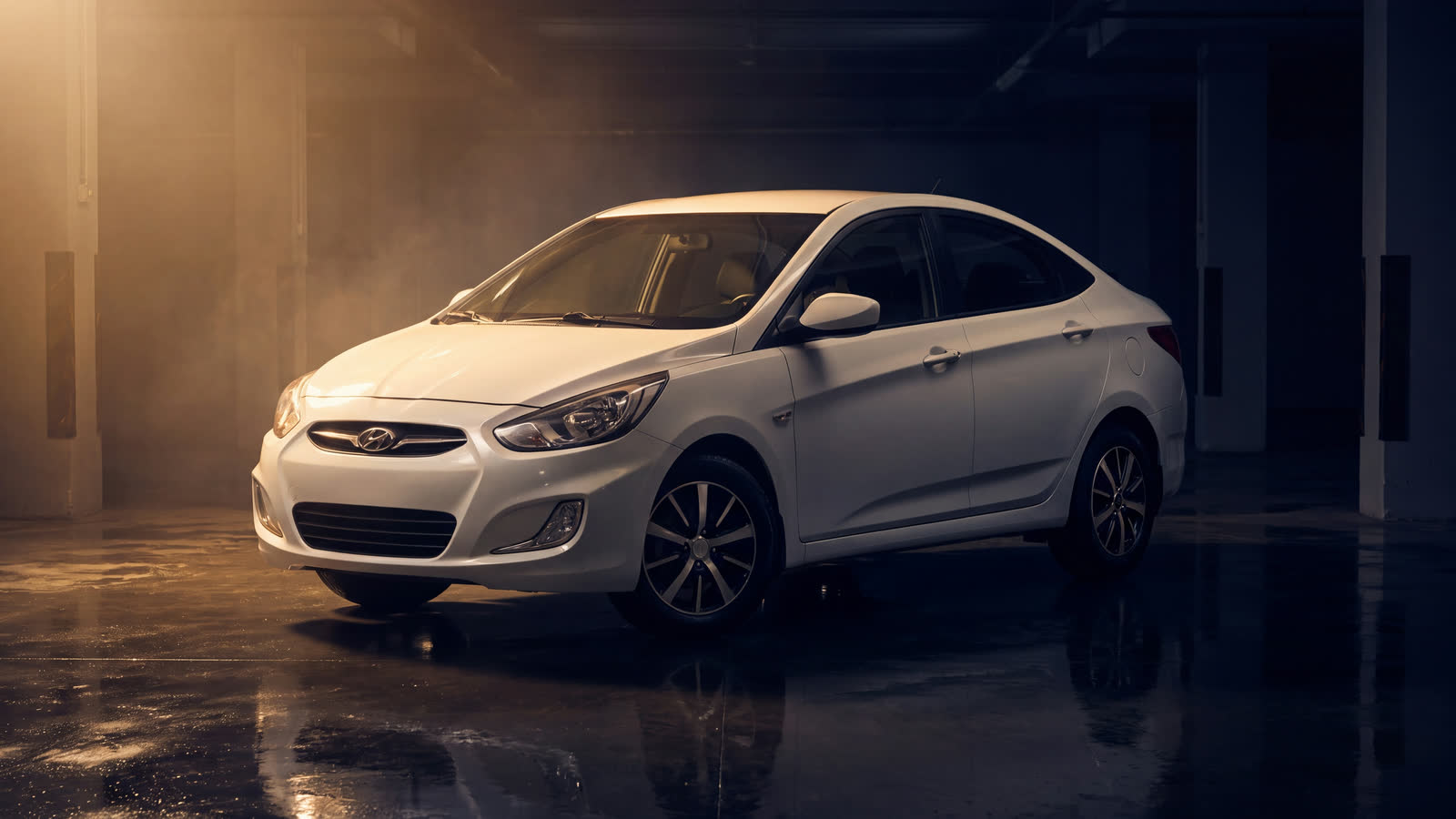 Учебный Hyundai Solaris, седан